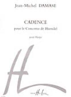 Damase Jean michel Cadence Du Concerto De Haendel Harpe