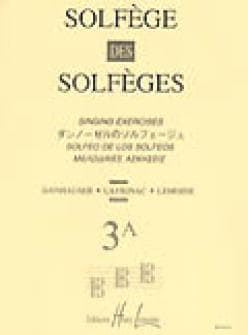 Lavignac Albert Solfege Des Solfeges Vol3a Sans Accompagnement