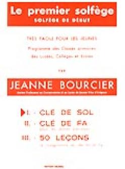 Bourcier Jeanne Premier Solfege Vol1 Cle De Sol