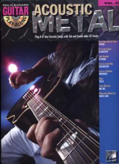 Guitar Play Along Vol37 Acoustic Metal Cd Guitar Tab
