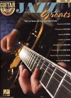 Guitar Play Along Vol044 Jazz Greats Cd