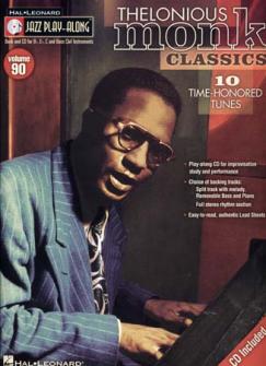 Thelonious Monk Jazz Play Along Vol90 Cd Bb Eb C Instruments