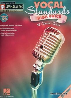 Jazz Play Along Vol129 Vocal Standards High Voice Cd