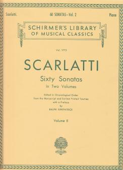 Scarlatti D 60 Sonatas Vol 2 Clavecin piano