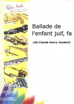 Joubert Ch Ballade De Lenfant Juif Fa