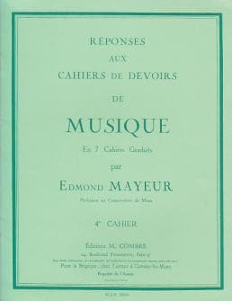 Mayeur Edmond Reponses Aux Cahiers De Devoirs Vol4