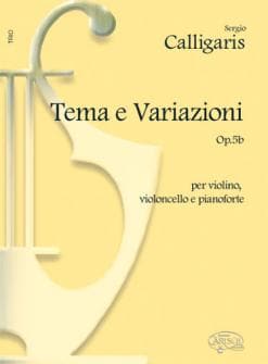 Calligaris Sergio Tema E Variazioni Op5b Trio
