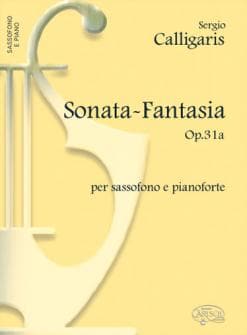 Calligaris Sergio Sonata Fantasia Op31a Saxophone Piano