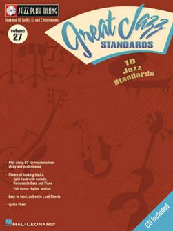 Jazz Play Along Vol27 10 Great Jazz Standards Cd