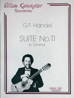 Haendel Suite N°11 En Re Mineur william Kanengiser Guitare