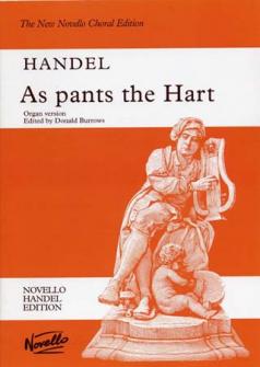 Haendel Gf As Pants The Hart Organ Version Vocal Score