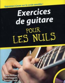 Chappel Jon Exercices De Guitare Pour Les Nuls Cd rom Solfege Et Tablatures