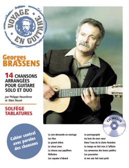 Brassens Georges Voyage En Guitare Cd Guitare Tab
