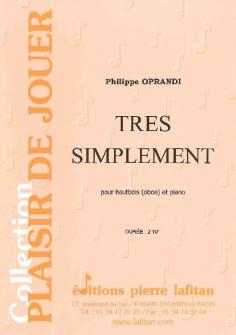 Oprandi Philippe Tres Simplement Hautbois Et Piano