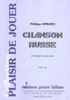 Oprandi Philippe Chanson Russe Trompette Sib Ou Ut Ou Cornet Et Piano