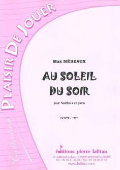 Mereaux Max Au Soleil Du Soir Hautbois Et Piano