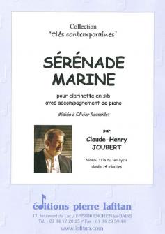 Joubert Claude henry Serenade Marine Clarinette Et Piano