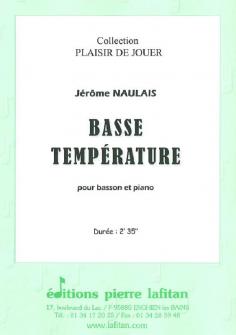 Naulais Jerome Basse Temperature Basson Et Piano