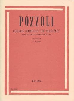 Pozzoli Ettore Cours Complet De Solfege Vol1