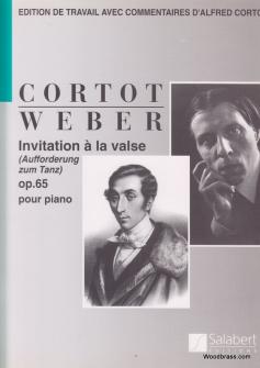 Cortot Weber Invitation a La Valse Op 65 Pour Piano