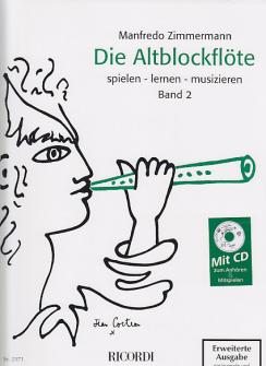 Zimmermann Manfredo Die Altblockflöte Vol 2 Cd