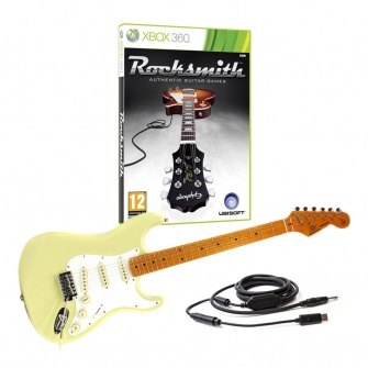 Rocksmith Xbox 360 Guitare Electrique Sst57 vintage White