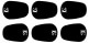 A10L - MOUTHPIECE CUSHION LARGE BLACK 0,8MM (X6)