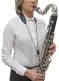 C50 - BASS CLARINET LEATHER STRAP (METAL HOOK)