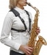 S41CSH - FEMALE SAXOPHONE HARNESS ALTO / TENOR CONFORT (SNAP HOOK)