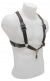 S43MSH - ALTO / TENOR / BARITONE SAXOPHONE MALE XL SIZE HARNESS (METAL SNAP HOOK)