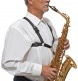 S43MSH - ALTO / TENOR / BARITONE SAXOPHONE MALE XL SIZE HARNESS (METAL SNAP HOOK)