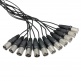 K12C10 Multipaire 12 Canaux XLR avec Boitier de Scene 10 M.