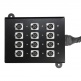 K12C10 Multipaire 12 Canaux XLR avec Boitier de Scene 10 M.