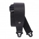 COMFORT LEATHER AUTO LOCK GUITAR STRAP, BLACK