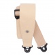 COMFORT LEATHER AUTO LOCK GUITAR STRAP, TAN