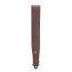 COMFORT LEATHER AUTO LOCK GUITAR STRAP, BROWN