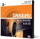 EJ10-3D Bronze Extra Light 10-47 (3 Jeux)