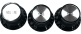 Boutons de Réglages SG par 3 Noir (1 Volume et 2 Tone)