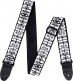 JIMI HENDRIX STRAP BLACK & WHITE LOGO