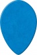 TORTEX SMALL TEARDROP, BAG OF 36, BLUE, 1.00 MM