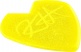 KIRK HAMMETT JAZZ III YELLOW GLITTER, SACHET DE 24