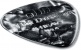 GENUINE CELLULOID CLASSIC, PLAYER'S PACK OF 12, PERLOID BLACK, EXTRA HEAVY