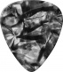 MEDIATOR CELLULOID BLACK PERLOID MEDIUM 12 PCS