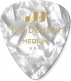 Celluloid White Perloid Medium par 12