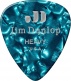 Mediator Celluloid Turquoise Pearl Heavy 12 Pack