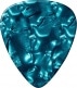 PICK CELLULOID TURQUOISE PEARL HEAVY 12 PACK