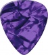 Mediator Celluloid Purple Perloid Heavy 12 Pack