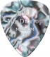 Médiator Celluloid Abalone Medium Sachet de 12