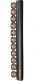 BLACK PICK HOLDER FOR MICROPHONE STAND, 30CM
