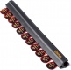 BLACK PICK HOLDER FOR MICROPHONE STAND, 30CM